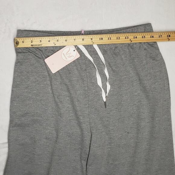 Witsmile Wide Leg Sweatpants Gray Rayon Blend Size XL Lounge & Streetwear - Picture 4 of 13